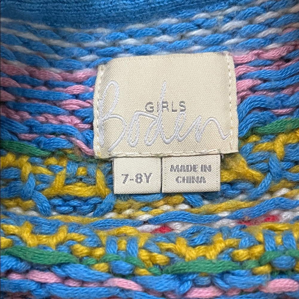 Boden Girls Fair Isle Sweater - Picture 2 of 3